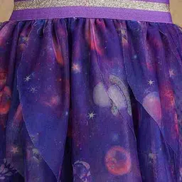 one friday Girls Printed Flared Skirt image 3