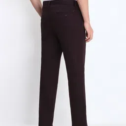 allen solly Men Straight Fit Pleated Trousers image 3