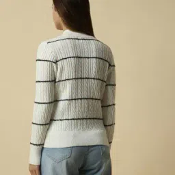 allen solly Women Round-Neck Slip-On Pullover image 3