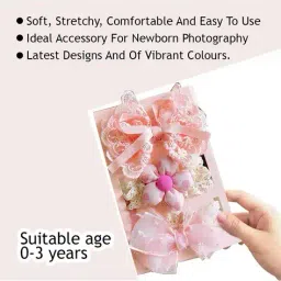 babymoon Pack of 3 Floral Design Hair Band image 3