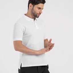 red tape Men Regular Fit Polo T-Shirt with Short Sleeves image 3