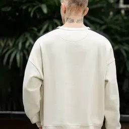 maniac Men Colour-Block Oversized Fit Sweatshirt image 3