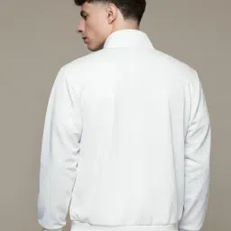 maykr Men Zip-Front Regular Fit Bomber Jacket image 3