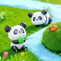 gopalvilla Set of 4 Cake Topper Cute Panda image 3