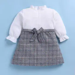 toonyport Girls Checked Fit & Flare Dress image 3