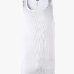 yousta Men Pack of 2 Ribbed Cotton Vests image 3