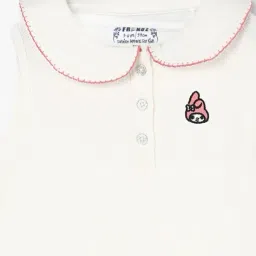 kg frendz Girls Regular Fit Cotton Polo T-Shirt image 3