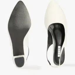 elle Women Pointed-Toe Block-Heeled Slingback Mules image 3