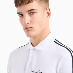armani exchange Essential Regular Fit Jersey Polo T-Shirt image 4
