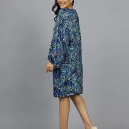 handicraft-palace Women Leaf Print Loose Fit Shrug image 4