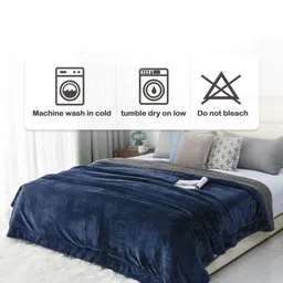 la verne 500 GSM Heavy Winter Double King-Size Blanket image 4