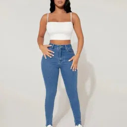 kashianxstyle Women Skinny Jeans with Insert Pockets image 4