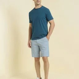 allen solly Men Flat-Front Slim Fit Shorts image 4