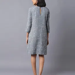 Floral Embroidered Shift Dress image 4