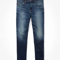 american eagle Men Mid-Wash Straight Jeans image 4