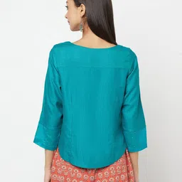 fabindia Striped Weave Top image 4