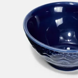 fabindia Nilaya Embossed Serving Bowl Small image 4