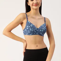 lady lyka Floral Print Lightly-Padded Bra image 4