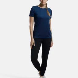 jockey MW71 Microfiber Fabric Relaxed Fit Round-Neck Half Sleeve T-Shirt with Stay Fresh Treatment image 4