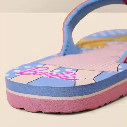 kidsville Barbie Print Thong-Strap Flip-Flops image 4
