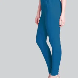lyra Full-Length Cotton Stretchable Churidar Leggings image 4