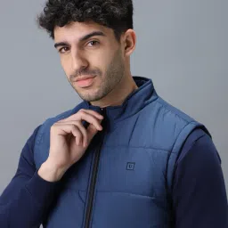 urbano fashion Zip-Front Puffer Jacket with Pockets image 4