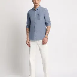 the bear house Solid Slim Fit Shirt image 4