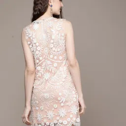 label ritu kumar Lace Shift Dress with Inner image 4