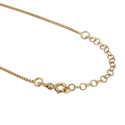 carlton london Gold Plated Pendant with Chain for Women - FJN4017 image 4