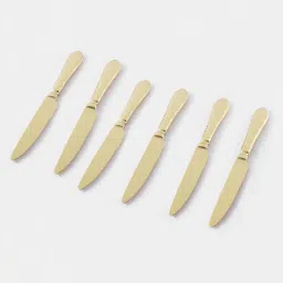 pure home and living Set of 6 Stainless Steel Dessert Knives image 4