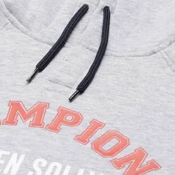 allen solly Boys Typographic Print Hooded Sweatshirt image 4