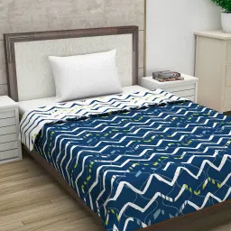 divine casa Set of 2 Printed Microfiber Reversible Single Comforters image 4