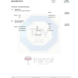 trance home linen Striped Cotton Elasticated King Size Bedsheet with 2 Pillow Covers image 4