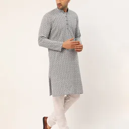 jompers Floral Print Long Kurta image 4