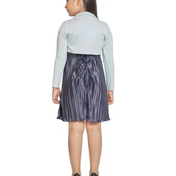 peppermint Solid Fit and Flare Dress image 4