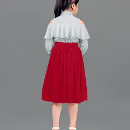 fashion dream Fit & Flare Dress with 3/4th Sleeves image 4