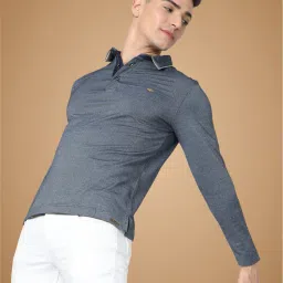 stellers Regular Fit Full-Sleeve Polo T-Shirt image 4