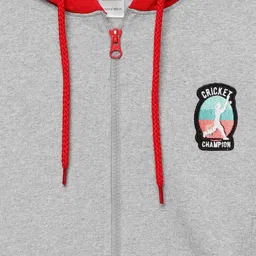 mackly Boys Regular Fit Zip-Front Hoodie image 4