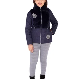 cutecumber Micro Printed Full Sleeves Jacket image 4