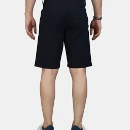 9 impression Flat-Front Shorts with Belted Loops image 4