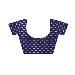 the fashion attire Chiffon Lace Border Saree with Blouse Piece image 4