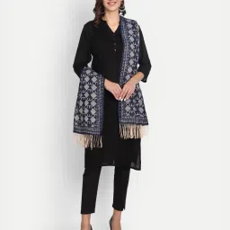 hk colours of fashion Geometric Pattern Woolen Stole image 4