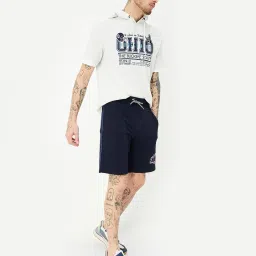 max Men Typographic Print Regular Fit City Shorts image 4