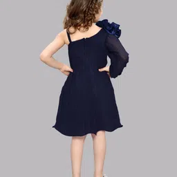 pink chick Girls Square-Neck A-Line Dress image 4