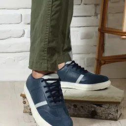 carlton london Men Round-Toe Lace-Up Sneakers image 4