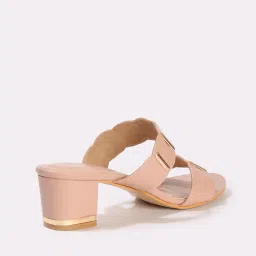 fyre rose Women Dual-Strap Chunky-Heeled Sandals image 4