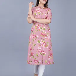 mintmarie Women Printed Straight Kurta image 4