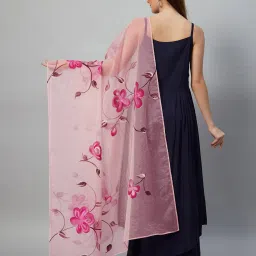 inweave Floral Organza Dupatta image 4