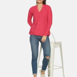 clapton V-Neck Button Closure Cardigan image 4