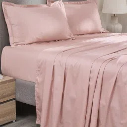 mytrident 300 TC King-Size Bedsheet with Pillow Covers image 4